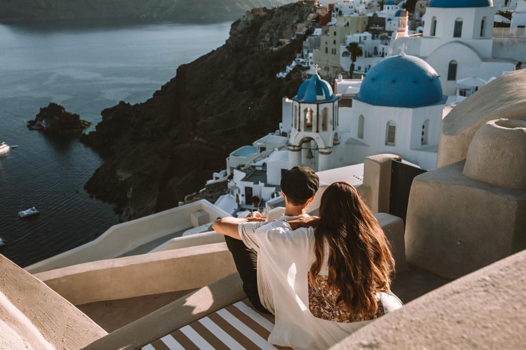Spitia Santorini Villa Collection Oía Exteriér fotografie